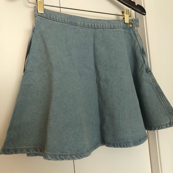 American Apparel Denim Circle Skirt - Picture 4 of 4